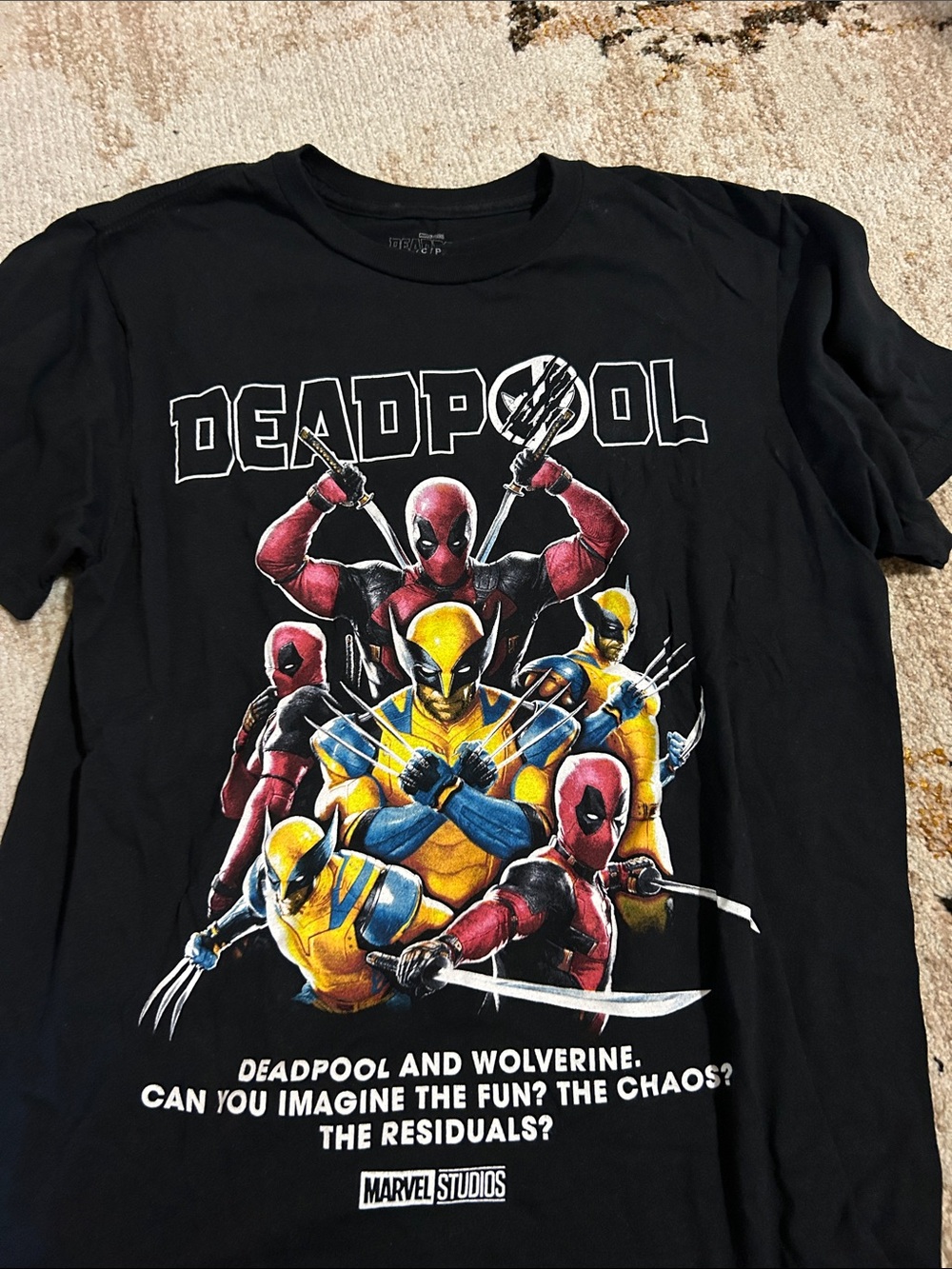 Deadpool & Wolverine Graphic Tee - Black